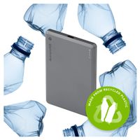 dbramante1928 Re-charge Powerbank 5.000 mAh - Draadloze Powerbank - Grijs
