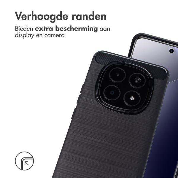 imoshion Brushed Backcover Xiaomi Redmi Note 15 Pro (5G) - Zwart