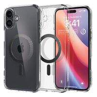 Spigen Ultra Hybrid Backcover MagSafe Apple iPhone 16 - Carbon Fiber