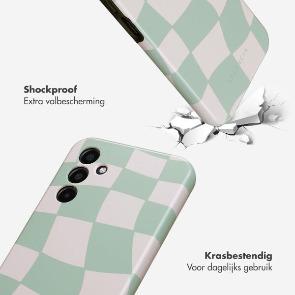 Selencia Vivid Backcover Samsung Galaxy A15 (5G/4G) - Groovy Sage Green