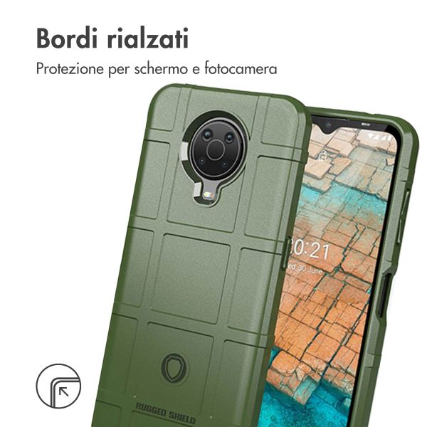 imoshion Rugged Shield Backcover Nokia G10 / G20 - Donkergroen