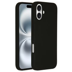 Accezz Liquid Silicone Back Cover with MagSafe Apple iPhone 16 Plus - Black