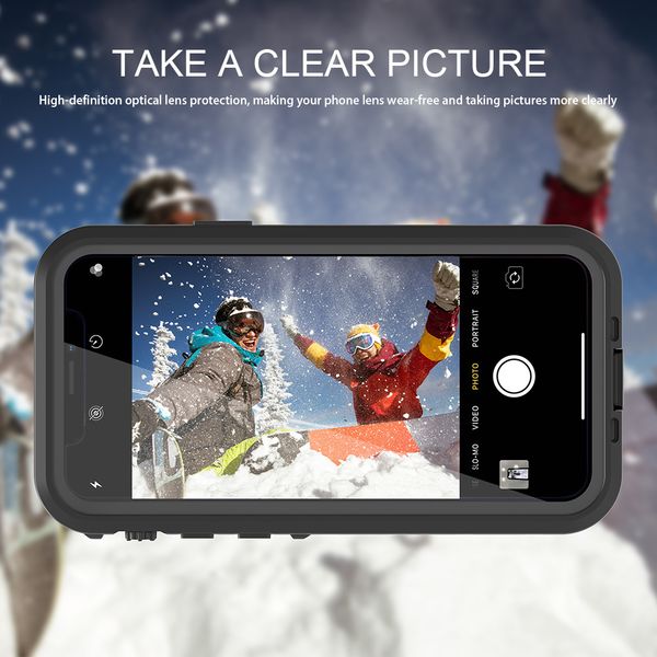 Redpepper Dot Plus Waterproof Backcover Apple iPhone 11 Pro - Zwart