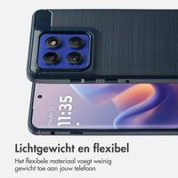 imoshion Brushed Backcover Motorola Edge 60 Pro - Donkerblauw