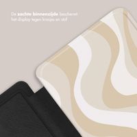 Selencia Vivid Bookcase Kobo Clara Colour / Clara BW - Desert Waves Beige