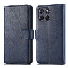 imoshion Luxe Bookcase Motorola Moto G77 - Donkerblauw