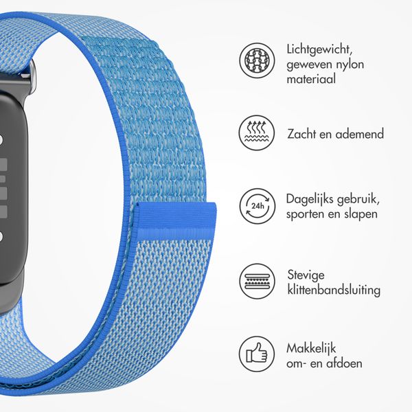 imoshion Nylon bandje Fitbit Air - Blauw