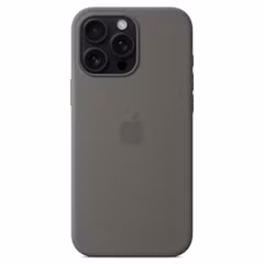 Apple Silicone Backcover MagSafe Apple iPhone 16 Pro Max - Stone Gray