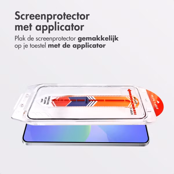 Accezz Gehard Glas Screenprotector + Applicator Samsung Galaxy A36