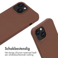 imoshion Siliconen hoesje met koord Apple iPhone 15 - Bruin