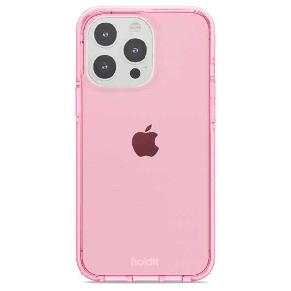 Holdit Seethru Case iPhone 14 Pro Max - Bright Pink