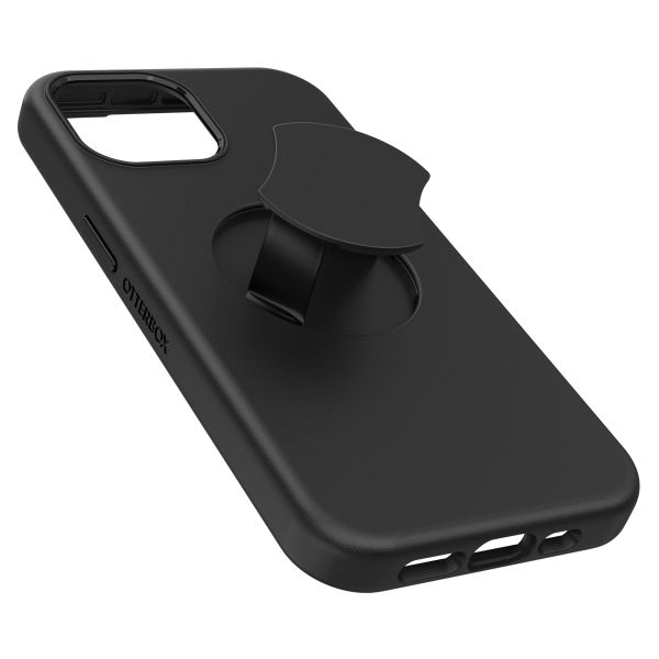 OtterBox Otter + Pop Symmetry Backcover iPhone 15 - Zwart