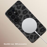 Selencia Sabi Backcover Panterprint met MagSafe Samsung Galaxy S26 Ultra - Midnight Black
