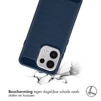 imoshion Brushed Backcover Oppo Reno 16 F - Donkerblauw