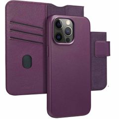 Accezz Leather Bookcase 2-in-1 met MagSafe Apple iPhone 15 Pro Max - Heath Purple