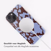 Selencia Vivid Backcover met MagSafe Apple iPhone 13 - Moo'd Lavender Glow