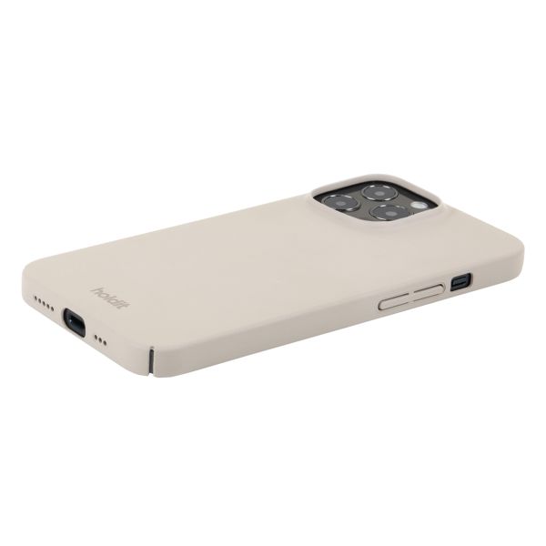 Holdit Slim Case iPhone 13 Pro - Light Beige