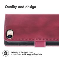 imoshion Bookcase with Strap Apple iPhone SE (2022 / 2020) / 8 / 7 - Red