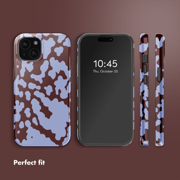 Selencia Vivid Back Cover with MagSafe Apple iPhone 15 - Moo'd Lavender Glow