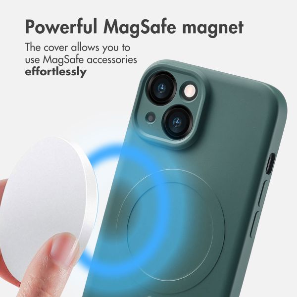 imoshion Colour Back Cover with MagSafe Apple iPhone 15 - Dark Green