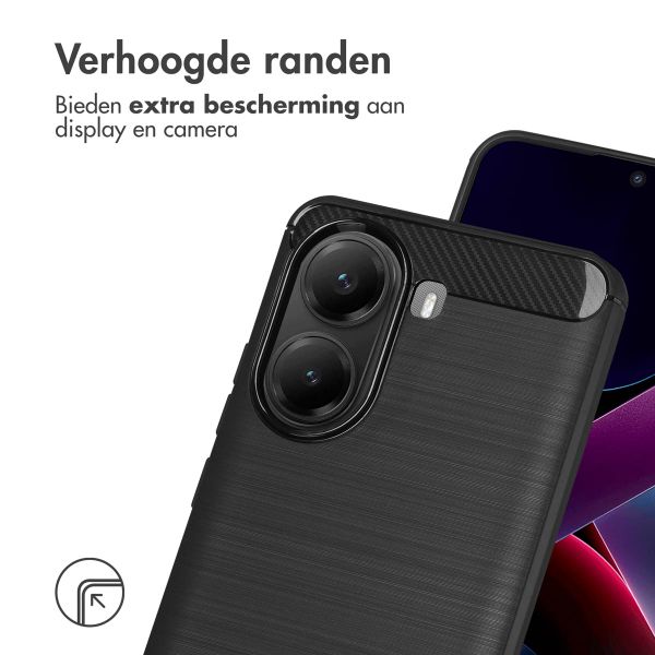 imoshion Brushed Backcover Xiaomi Poco X7 Pro - Zwart