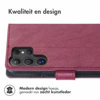 imoshion Luxe Bookcase Samsung Galaxy S24 Ultra - Bordeaux