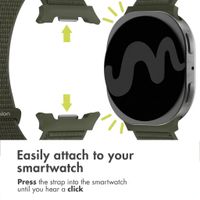 imoshion Nylon Strap Samsung Galaxy Watch 9 (40/44mm) / Watch 8 (40/44mm) / Classic (46mm) - Army Green