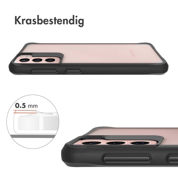 imoshion Rugged Hybrid Case Samsung Galaxy S21 - Zwart