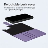 imoshion Detachable 2-in-1 Luxury Bookcase Samsung Galaxy A37 (5G) - Purple