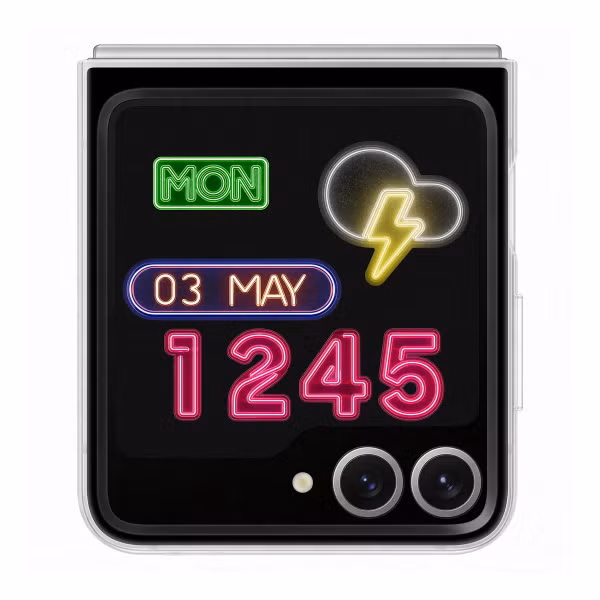 Samsung Originele FlipSuit Case Samsung Galaxy Z Flip 6 / Flip 7 FE - Transparent