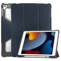 Accezz Rugged Trifold Bookcase Apple iPad 9 (2021) 10.2 inch / iPad 8 (2020) 10.2 inch / iPad 7 (2019) 10.2 inch - Dark Blue