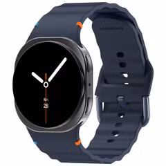 imoshion Wave Siliconenband Samsung Galaxy Watch 8 (40/44mm) / Classic (46mm) - Donkerblauw