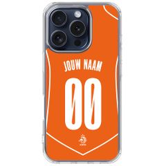 Ontwerp je eigen Nederlands Elftal Clear Backcover Apple iPhone 15 Pro - Nederlands Elftal '04