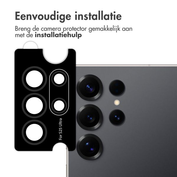 imoshion 2 Pack Camera lens protector Samsung Galaxy S25 Ultra - Titanium Black