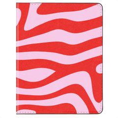 Selencia Paspoorthoes - Kunstleren cover voor je paspoort - Dream Swirl Pink