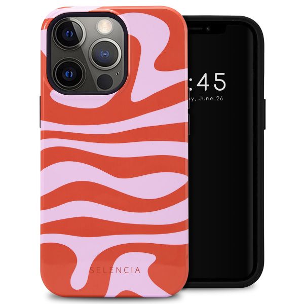 Selencia Vivid Tough Backcover iPhone 13 Pro - Dream Swirl Pink