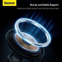 Baseus CW01 Magnetic Car mount - telefoonhouder auto - Ventilatierooster - Magnetisch en MagSafe - Draadloos opladen - Zwart 