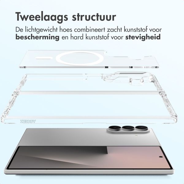 Accezz Xtreme Impact Backcover met MagSafe Samsung Galaxy Z Fold 7 - Transparant