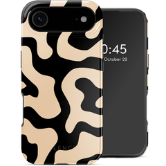 Selencia Vivid Back Cover with MagSafe Apple iPhone Air - Art Wave Black