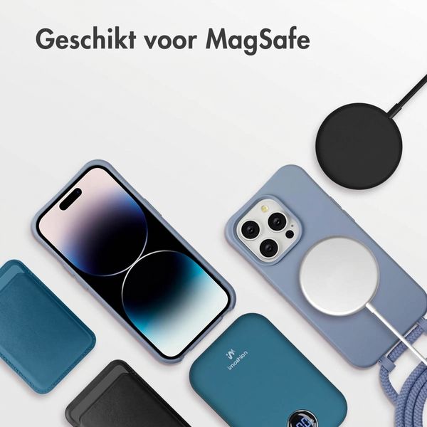 imoshion Color Backcover met afneembaar koord met MagSafe Apple iPhone 14 Pro - Ash Blue