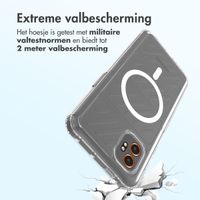 Accezz Xtreme Impact Backcover met MagSafe Samsung Galaxy Xcover 7 Pro - Transparant