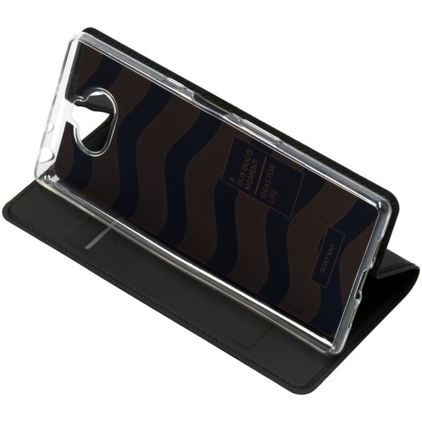 Dux Ducis Slim Softcase Bookcase Sony Xperia 10 - Zwart