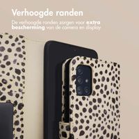 imoshion Design Bookcase Samsung Galaxy A51 - Black And White Dots