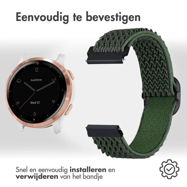 imoshion Elastisch nylon bandje - Universeel 18 mm aansluiting - Donkergroen