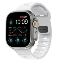 Nomad Sport band FKM Apple Watch Series 1 t/m 9 / SE (38/40/41 mm) | Series 10 / 11 (42 mm) - Wit