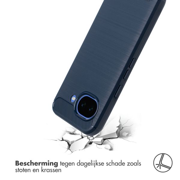 imoshion Brushed Backcover Google Pixel 10a - Donkerblauw