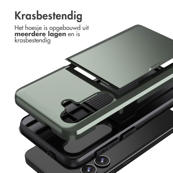 imoshion Backcover met pasjeshouder Samsung Galaxy S24 - Donkergroen