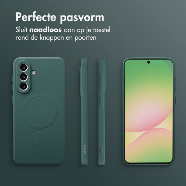 imoshion Color Backcover met MagSafe Samsung Galaxy A56 - Donkergroen