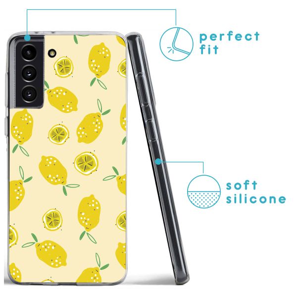 imoshion Design hoesje Samsung Galaxy S21 FE - Lemons