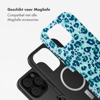 Selencia Vivid Tough Backcover met MagSafe Apple iPhone 16 Pro Max - Wild Spots Light Blue